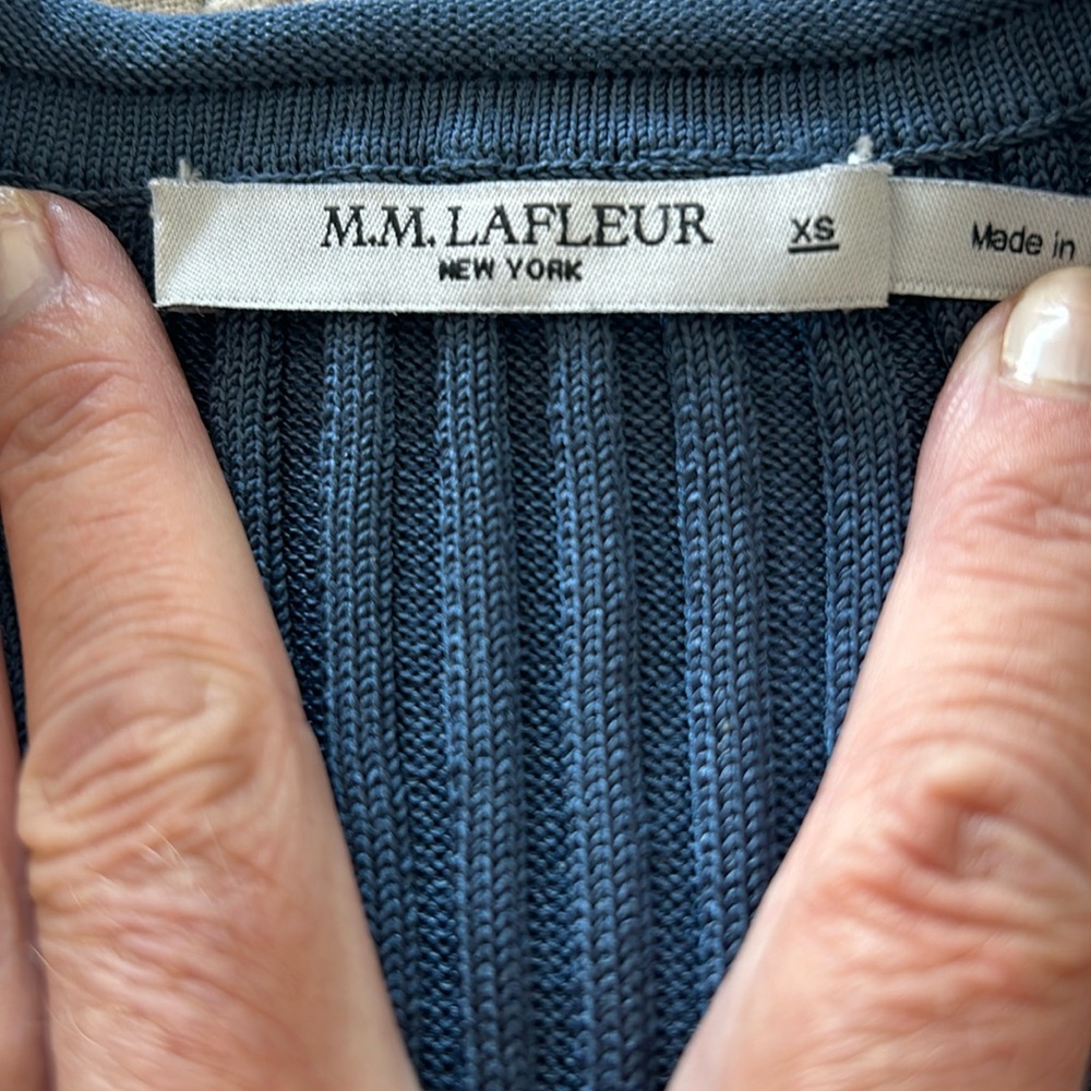 Mm La fleur Beautiful Blue tank